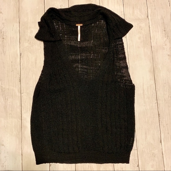 Free people knit tank top - black - Picture 2 of 3